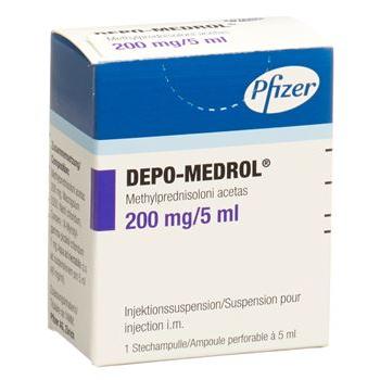 Depo-Medrol Inj Susp 200 mg/5ml trans 5ml